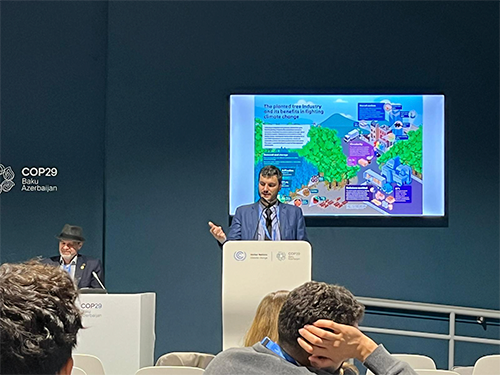 Ibá participa da COP29 em Baku, no Azerbaijão